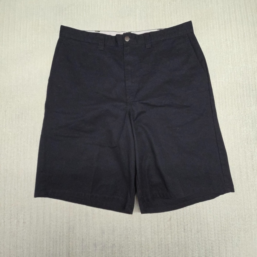 Dickies Shorts Mens 36 Waist 12" Inseam Black Chino Utility Work Wear